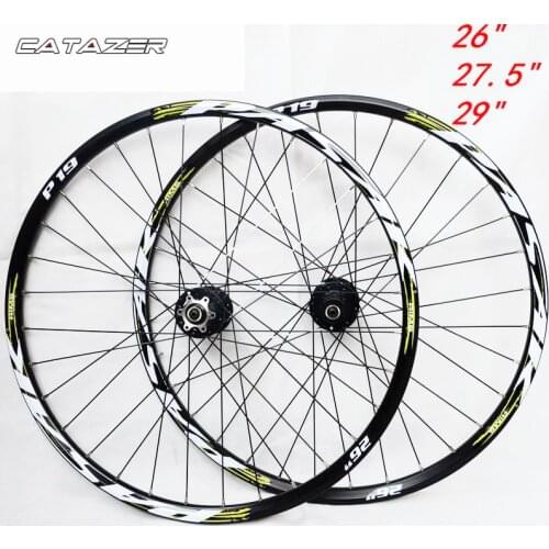 26'' 29" 27.5" 32Holes Disc Brake Mountain Bike Wheels Six Holes 6 Bolts MTB Bicycle Wheels Front 2 Rear 4 Sealed Bearings