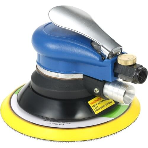 6 Inches 10000RPM Dual Action Pneumatic Air Sander Car Paint Care Tool Polishing Machine Electric Woodworking Grinder Polisher