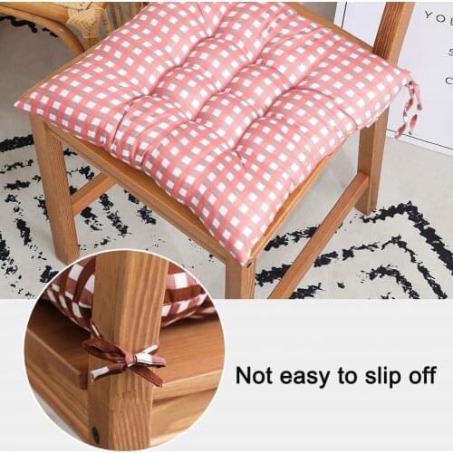 70% Dropshipping!!Seat Protector Cushion Soft Warm Cotton Plaid Design Home Decor for Chair