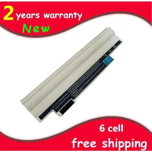Laptop battery for Acer ONE D255E D260 D255 AL10A31 AL10B31 AL10G31 ICR17/65L C.BTP00.12L C.BTP00.128 white