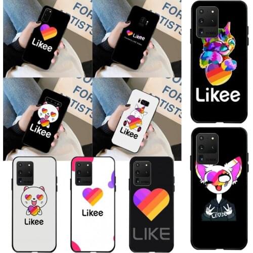 CUTEWANAN fashion Likee cat bear love heart Phone Case Cover for Samsung S20 plus Ultra S6 S7 edge S8 S9 plus S10 5G