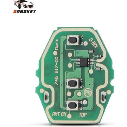 Dandkey 315/433Mhz ID44 For BMW EWS System 1 3 5 7 X series 7S X3 X5 Z3 Z4 E38 E39 E46 Remote Key 3 Button Control Circuit Board