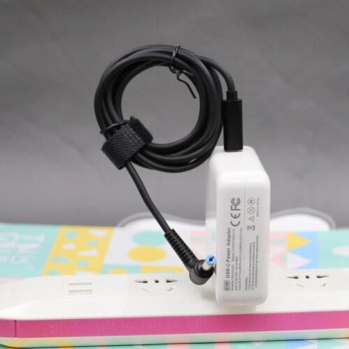 DC USB Type C to 5.5x1.7 3.0*1.0mm Male Plug Converter USB C PD Charging Cable Cord for Acer Aspire 19V Laptop Power Adapter