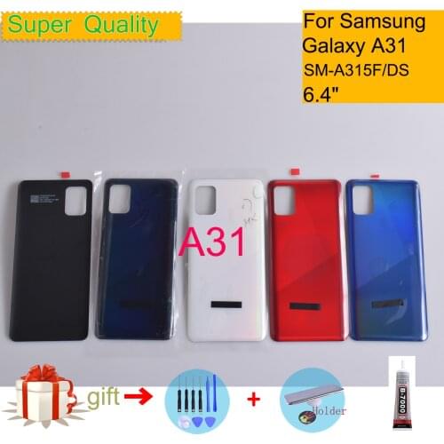 For Samsung Galaxy A31 A315 SM-A315F/DS Housing Back Cover Case Rear Battery Door Chassis Housing Replacement