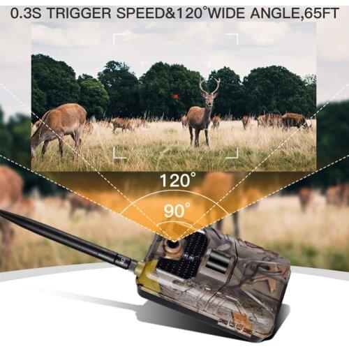 HC-900LTE 4G Hunting Camera 1080P MP MMS/SMS/SMTP/FTP Mobile Trail Cameras 940nm Photo Traps 0.3s Wild Outdoor Wildlife Camera