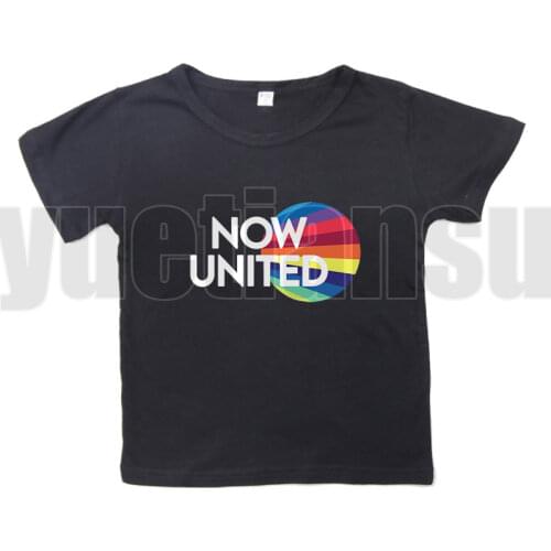 Cotton Now United Tshirt Baby Short Sleeve UN Team T Shirt Oversized Streetwear Now United - Better Album Tops Tees for Toddler