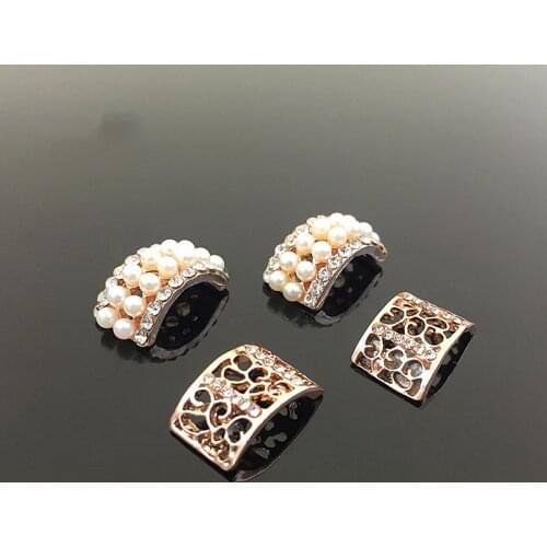 Hot Sale wholesale 20pcs/lot pearl Wedding Diamond Button Flatback Button rhinestone Button Crystal DIY craft Accessories YC27