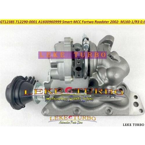 GT1238S 712290 712290-5001S A1600960999 Turbo For Smart-MCC Smart Fortwo Roadster 2002-06 M160-1 M160 M160R3 3 Cyl 0.6L Gasoline