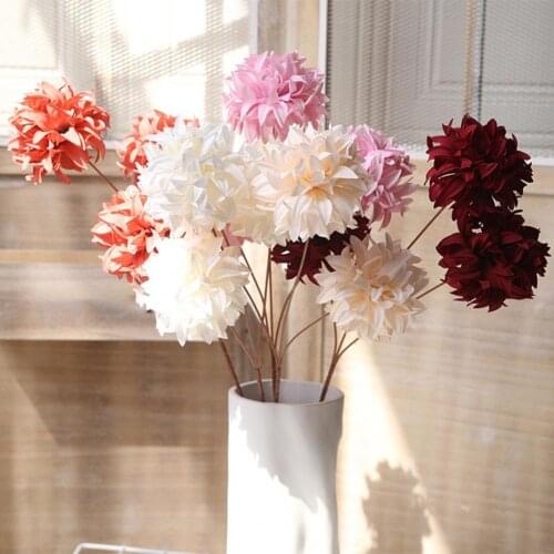 1Pc Artificial Peony Charming Decorative Faux Silk Flower Photography Props Fake Flower Flores Artificiales For Wedding