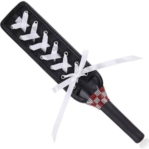 Bullwhip Faux Leather Paddle - Faux Leather Horse Riding Whip - Leather Whips