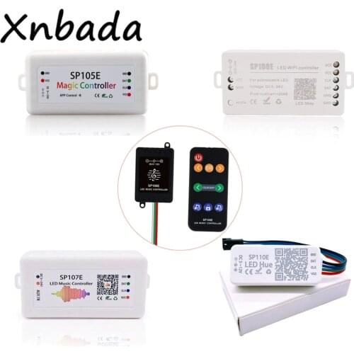 Led Strip Light Controller SP105E/SP106E/SP107E/SP108E/SP110E For WS2812 SK6812 WS2811 WS2813 WS2815 Magic Led Tape