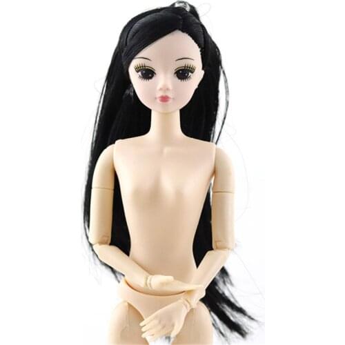 30CM Bjd Doll Beautiful Princess Doll Baby Dolls Accessories 3D Eyes 20 Joints Moveable Nude Body DIY Hair Doll Girls Toys
