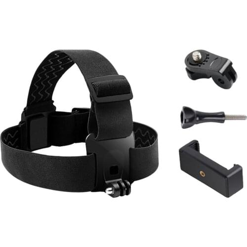 Multi-Function Adjustable Belt Cellphone Head Mount Strap for Action Cam/Gopro/Cell Phone Mount