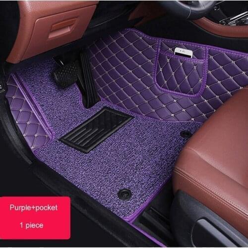 WLMWL Custom leather car mat for Mercedes Benz All Models E class GLK GLC S600 400 SL W212 W211 SLK auto accessories