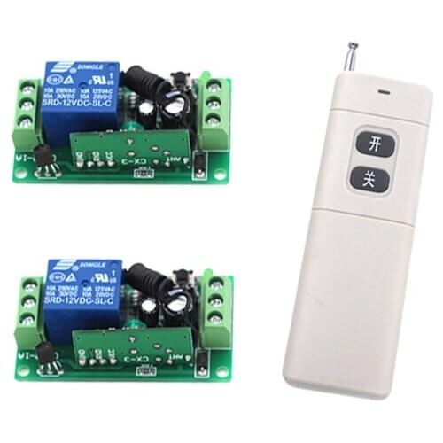 New DC9V/12V/24V Wireless Remote Control Switch 315/433MHZ Telecomando Transmitter with Receiver
