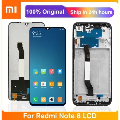 Original Lcd Display For Xiaomi Redmi Note 8 LCD Display Touch Screen With Frame For Redmi Note8 LCD Display Screen