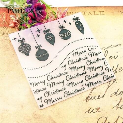 Easter 15x15cm Snow Gift ball Embossing folders Plastic Scrapbooking DIY Template Fondant Cake Photo Album Card Making