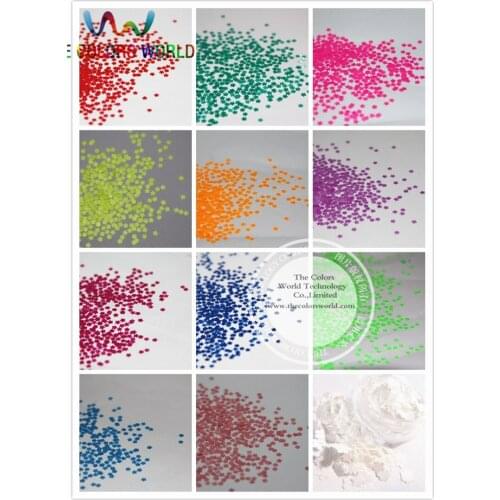 Pretty Girls -12 Romantic Flower Shape Colors Solvent Resistant Ultra Thin Nail Art Glitter