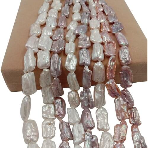 Pearl beads, KESHI PEARL ,BIWA pearl beads,100% nature freshwater pearl with big biwa shape-around 13-18 mm width