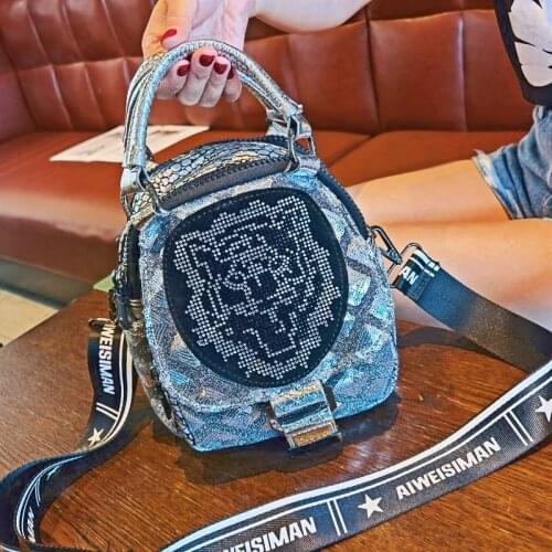 Animal Print Womens Bag Mini Microfiber Synthetic Leather Top Handle Handbag Luxury Shoulder Crossbody Sacs Rivet Bolsos