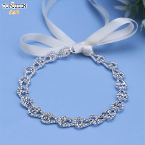 TOPQUEEN H303 Fashion Bridal Hair Accessories For Women prepared by pure diamond Hairband Bride High Quality Hair Jewelry hot