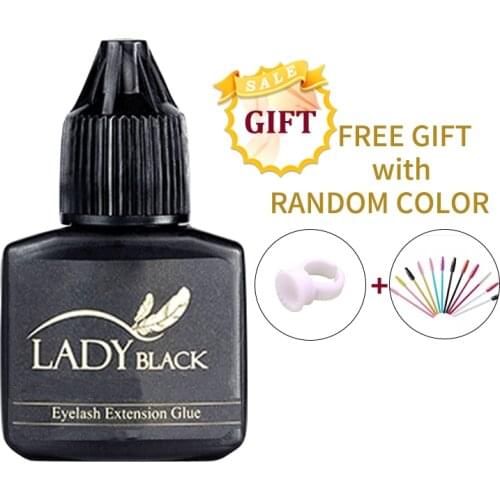 10ml Lady Black Sensitive Glue For Eyelash Extension Glue Last Over 6 Weeks Low Fume Professional Eyelash Glue From Korea