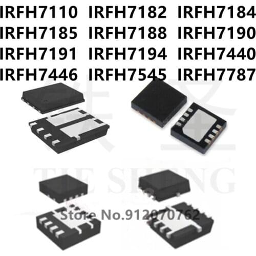 10PCS/LOT IRFH7110 IRFH7182 IRFH7184 IRFH7185 IRFH7188 IRFH7190 IRFH7191 IRFH7194 IRFH7440 IRFH7446 IRFH7545 IRFH7787