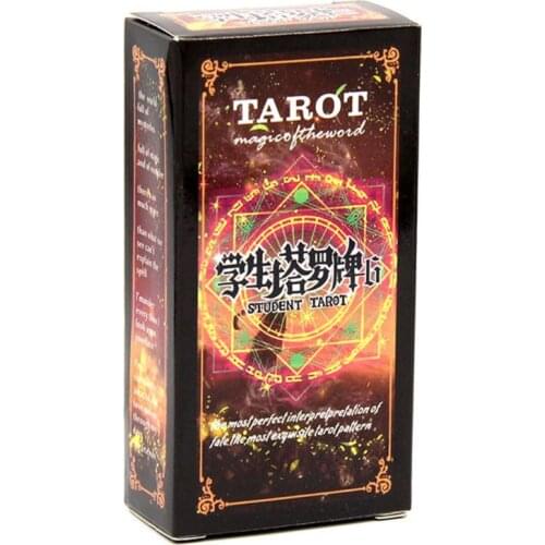 2021 New Student Tarot Cards Deck with Guidebook Divination Astrology Oracle Board Game