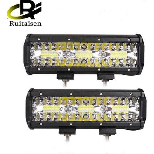 3-Row Combo LED Bar Offroad 9inch 180W Spot Flood 12V 24V LED Light Bar For Car Boat Truck SUV 4x4 Tractor ATV Led Work Light