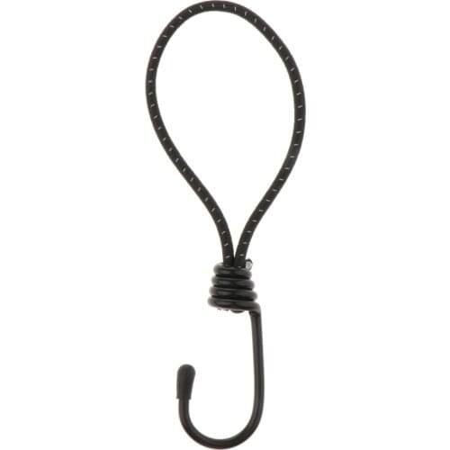 4 Pcs Bungee Hook Ties Tarpaulin Tarp Elastic Stretch Straps with Metal Hooks
