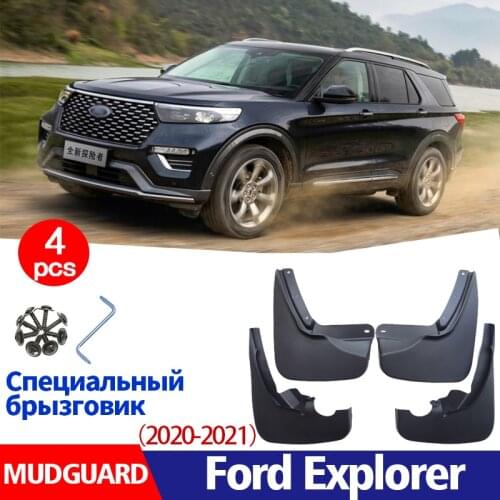 4PCS FOR Ford Explorer Mud Flaps Fender Mudguards splash Guard Mudflaps Fenders Mudguard car accessories auto styline Front Rear