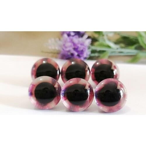 50pcs/lot new items 16mm/20mm/25mm trapezoid plastic clear safety toy eyes +new glitter color +white washer for diy doll--02