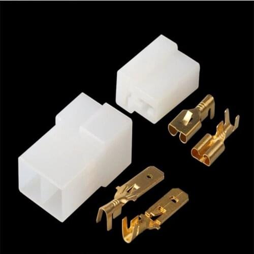 500SETS DJ70215-6.3-11/21 6.3mm 2Pin AMP Car Electrical Wire Connectors for Audi ,BMW,Honda,Toyota,NISSAN AND other models
