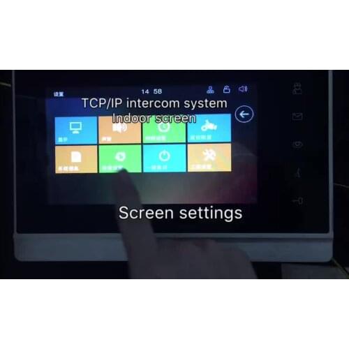 ACTOP 7inch Multi Apartment VDP-322+211-8 Video Doorbell for 8 Apartments 6pcs IR Light Night Vision,two-way Audio CCD or CMOS