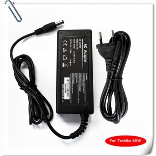 65W Laptop AC Adapter Notebook Charger for Toshiba Satellite C650D-ST4NX1 C655D-S5200 L355-s7905 cargadores portatiles caderno