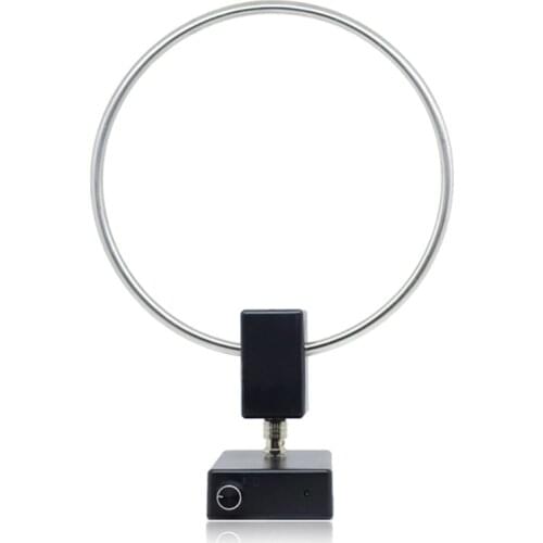 2021 New Durable Stainless Stee Loop Antenna 20cm Diameter SW 2.30-30MHz Active Short Wave Receiving Antenna Fit for GA450