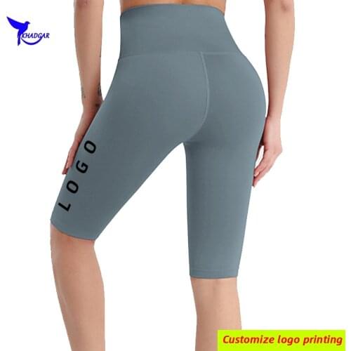 Quick Dry Summer Yoga Short Pants Women Sexy High Waist Running Leggings Compression Fitness Gym Shorts Sportswear Tights Custom