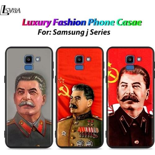 Black Shell Stalin Soviet Union for Samsung Galaxy J7Duo J2 J4 Core J6 J4 Plus J8 J3 J7 J5 Prime 2018 2017 Phone Case
