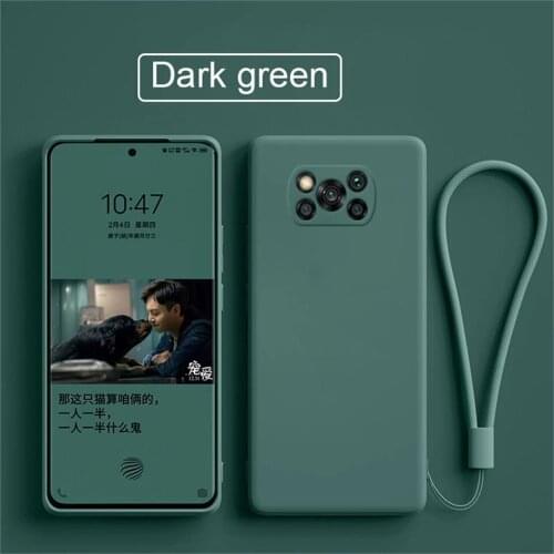 Liquid Silicone Phone Case Poco X3 Pocox3 Poco X 3 nfc Pro Soft Camera Protection Back Covers For Xiaomi Poco X3 Pocox3 nfc Pro