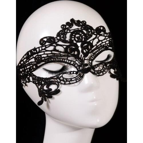 Girls Women Sexy Hollow Lace Eye Mask Party Masks for Masquerade Halloween Costumes Carnival Anonymous Mask Bdsm Sex Erotic Toys