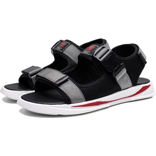 Shoes classic for hombre outdoor para summer sport transpirables rasteira leather men sandals-men sandalia beach heren sandalen