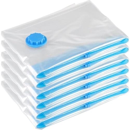 80x120cm Jumble Big Size Vacuum Storage Bags Compression For Clothes Pillows Bedding Blanket More Space Save Travel Hand Pump