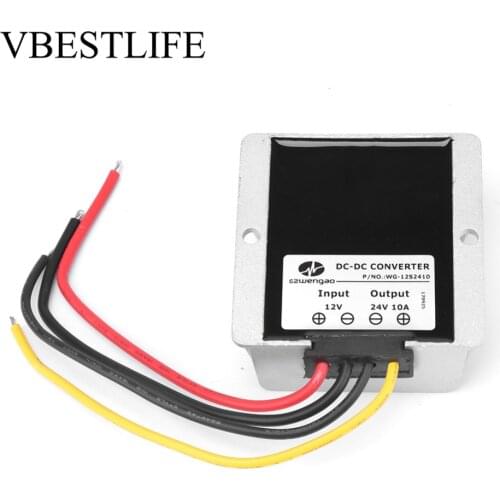 DC 12V to 24V Boost Module 10A Voltage Regulator Module 240W Step Up Converter Boost Waterproof IP68