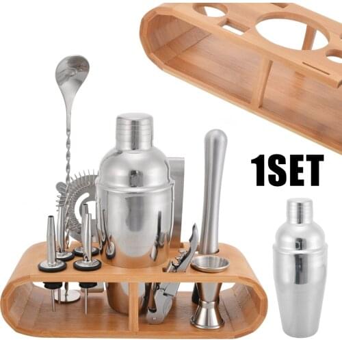 550ml Stainless Steel Cocktail Kit Shaker Mixer Drink Bartender Martini Bar Set Safe Durable Odorless And Will Not Rust