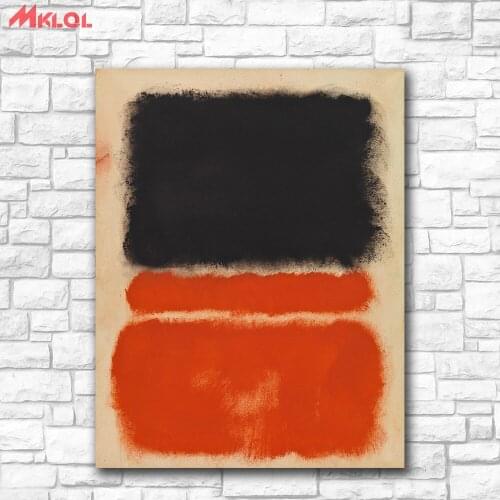 Wall Pictures For Living Room Abstract mark_rothko Red 90 Canvas Art Home Decor Modern No Frame Oil Painting