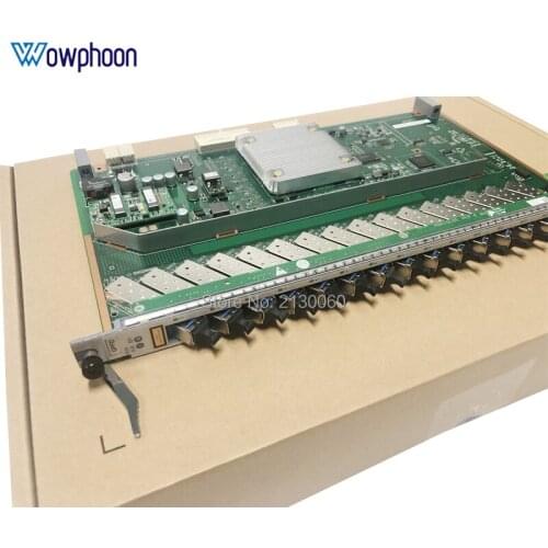 Oringal 16 ports OLT GPON card GPFD for Huawei MA5600T, MA5680T or MA5683T OLT, with 16 C+ SFP modules GPFD GPON Interface board