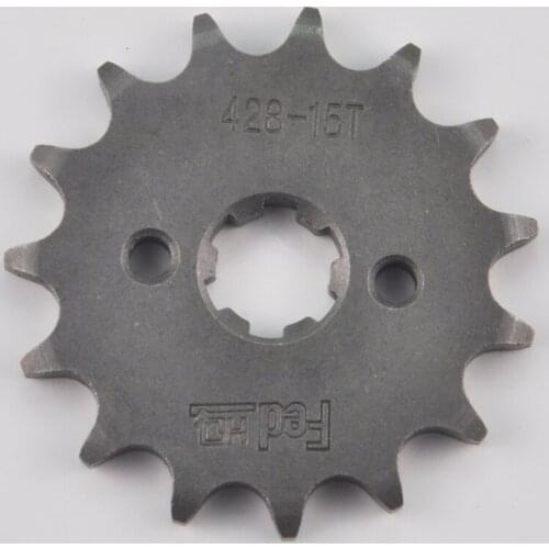 428 15T Motorcycle Front Sprocket for Honda ST50 88-90 NSR75 92 MSX125 13-20 Z125 19-20 KD80 88-90 AE80 81-89 AR80 82-92 MAX100