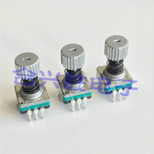 EC11E152T406 rotary coding switch 30 positioning axis length 16MM car navigation CD audio volume adjustment