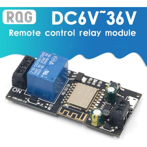 Sinilink WIFI mobile phone remote control relay module DC6V~36V smart home phone APP ESP-12F XY-WF36V