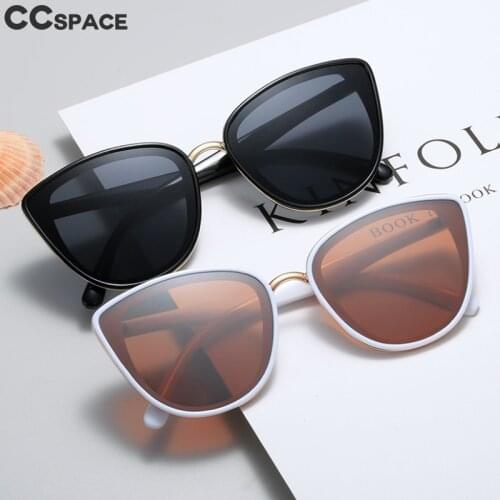 47536 Oversized Cat Eye Sunglasses Mercury Lens Men and Women Fashion Brand Designer Sunshade Uv400 Retro Glasses